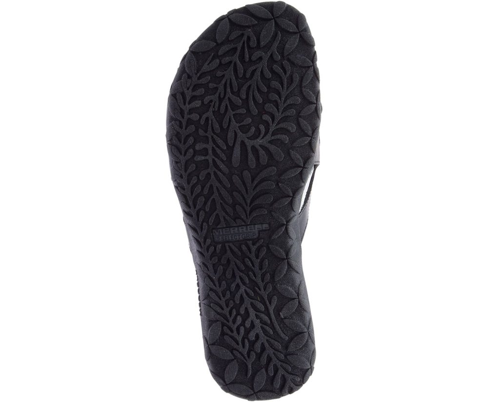 Sandalias Mujer - Merrell Terran Cage Slide - Blancas/Negras - CFUI-20846